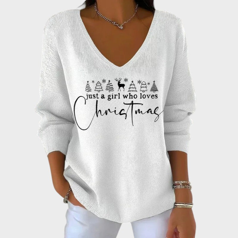 Nancy | Elegantni Božićni Pleteni Top