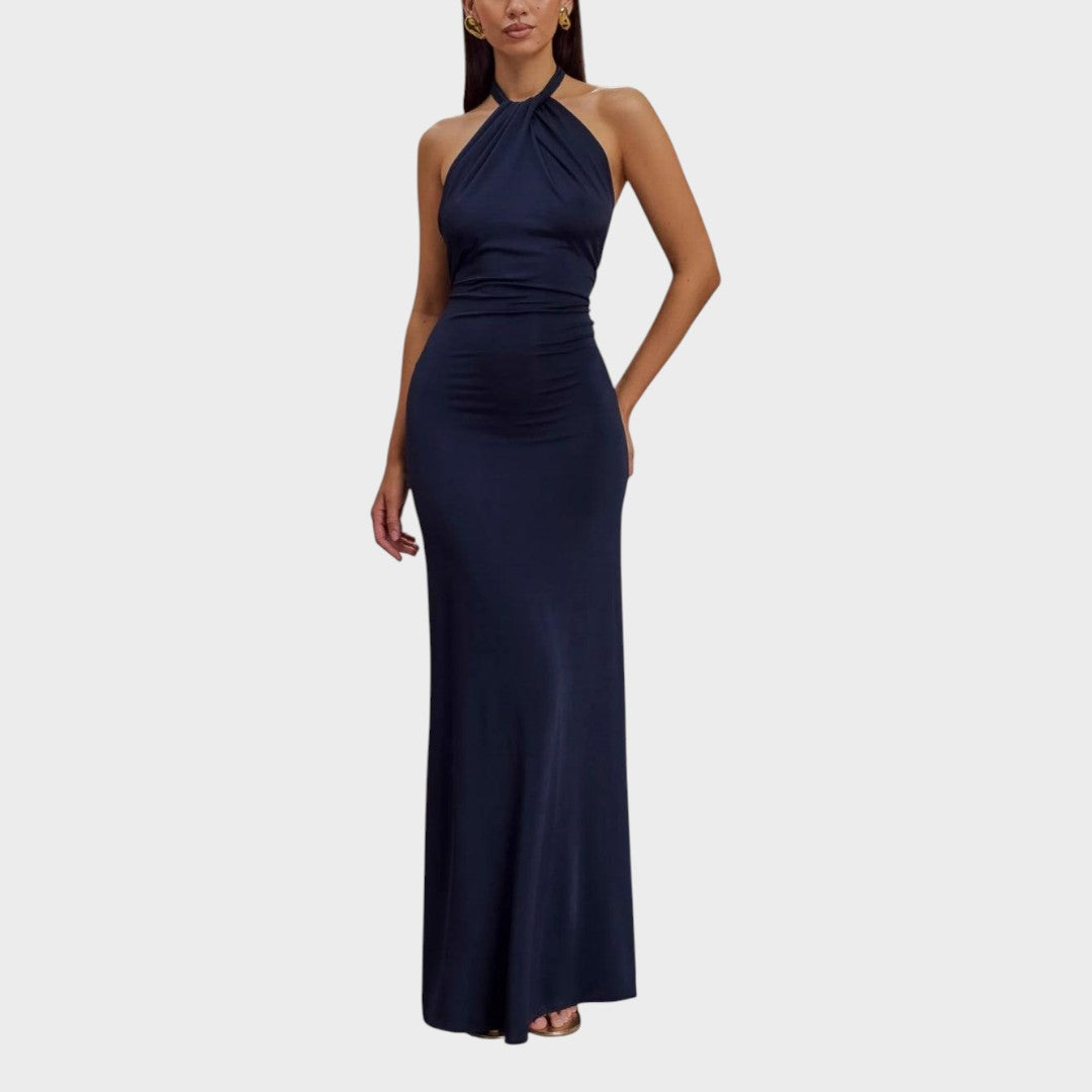 Milica - Slinky Halter Maxi Haljina