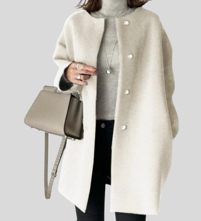 Lia – Elegantni Kaput Ravnog Kroja