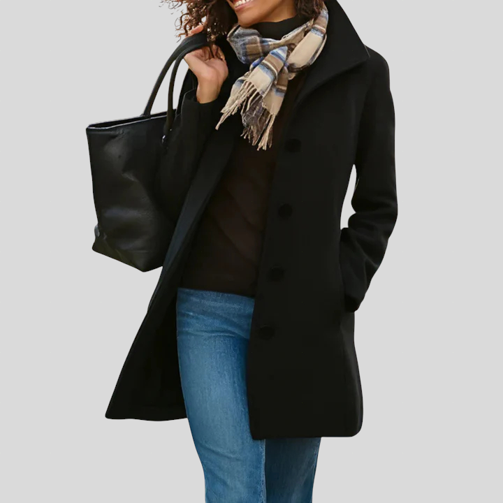 Tradura – Klasični Poludugi Kaput Na Kopčanje