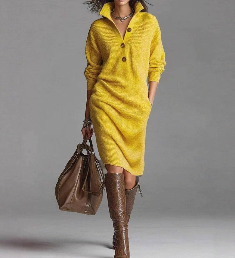 Ivana – topla pletena haljina