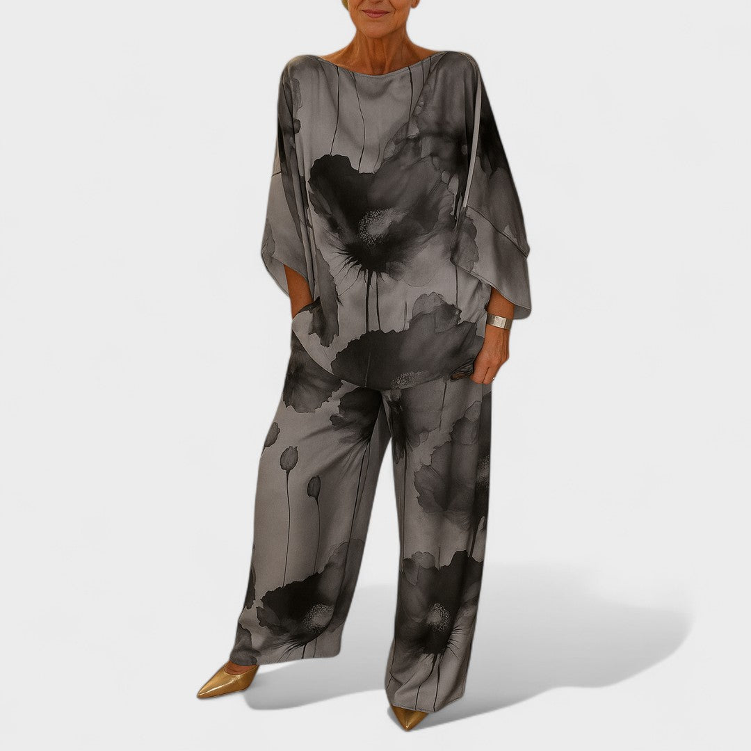 Elizabeta - Satenski dvodijelni set za žene