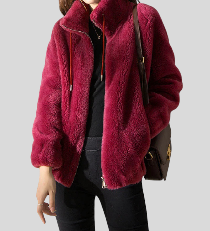 Marry - Mekana Flis Jakna s Visokom Ogradom