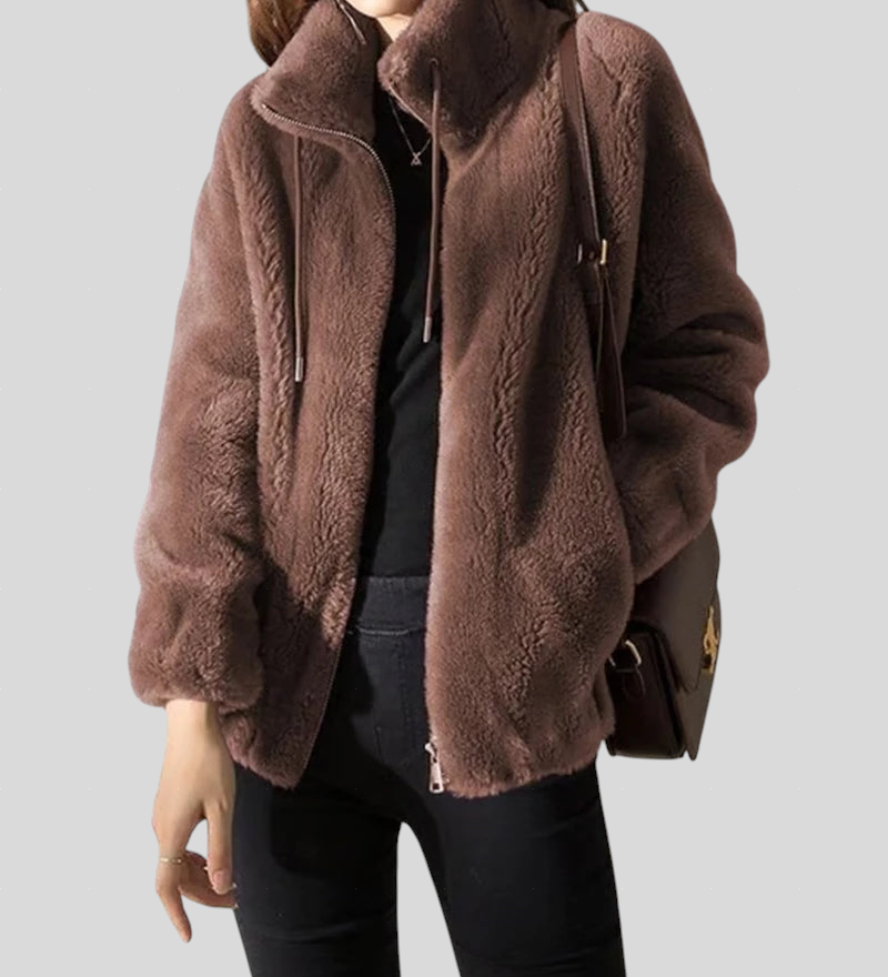 Marry - Mekana Flis Jakna s Visokom Ogradom