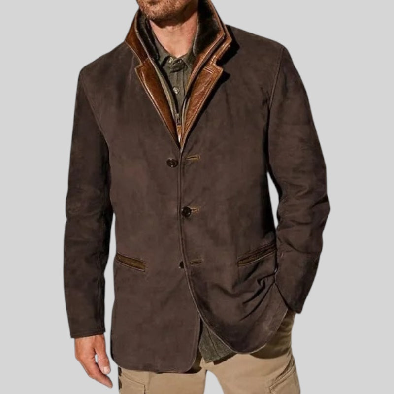Rivo | Muška jesenska vintage jakna od antilopa