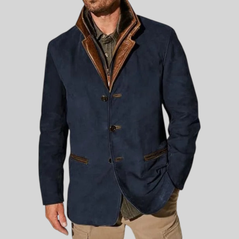 Rivo | Muška jesenska vintage jakna od antilopa