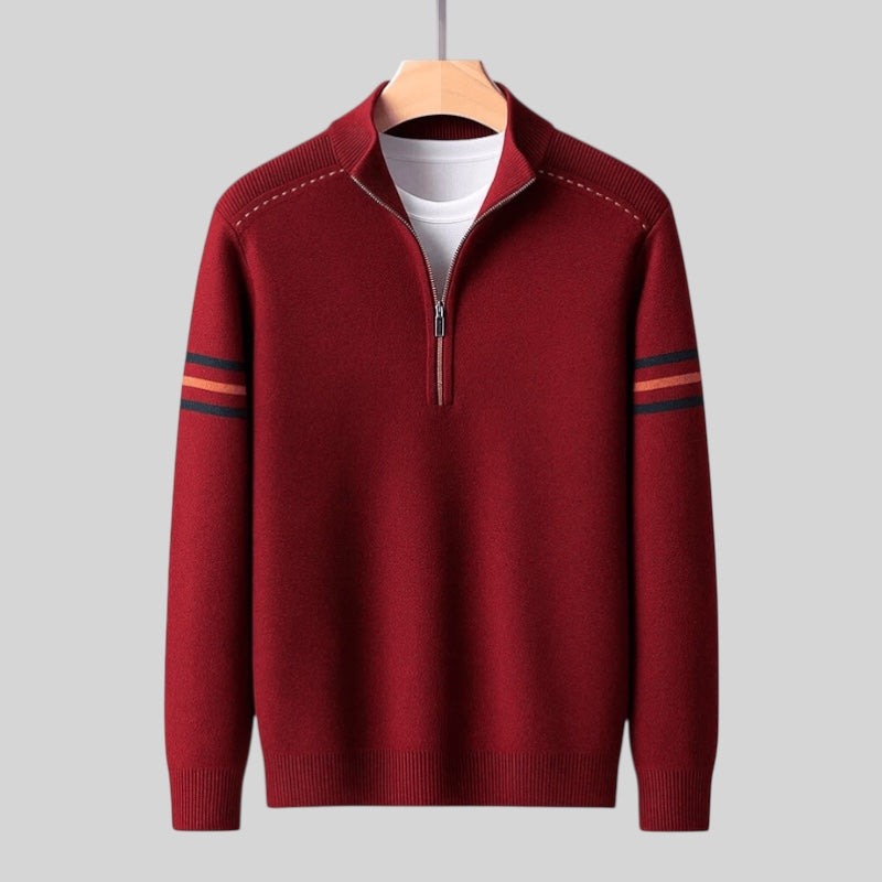 Moderni Pulover s Polu-Zipom