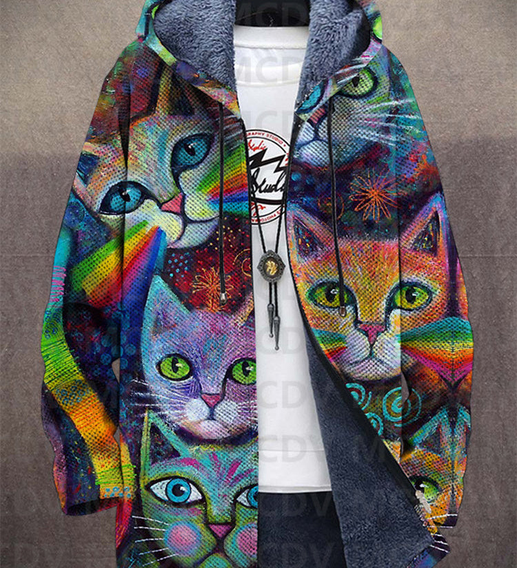 Lowanna™ - Luksuzna kapuzenjakna s patentnim zatvaračem, inspirirana umjetnošću