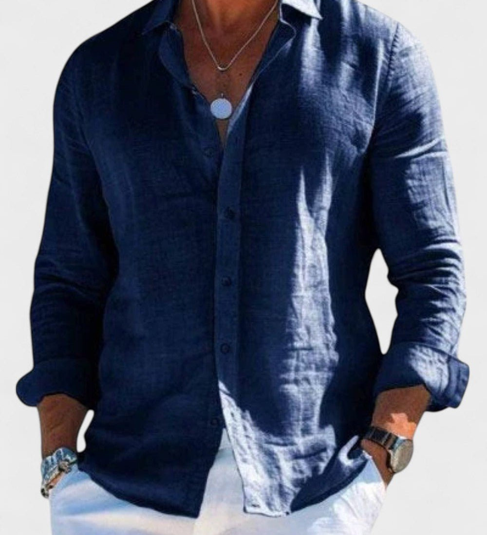 Dennis - Casual košulja od lanene tkanine za muškarce