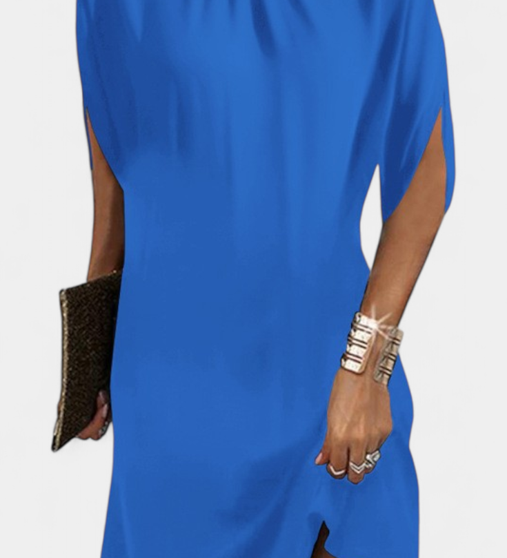 Ena Midi Haljina Bez Vremenskog Okvira s Okruglim Izrezom