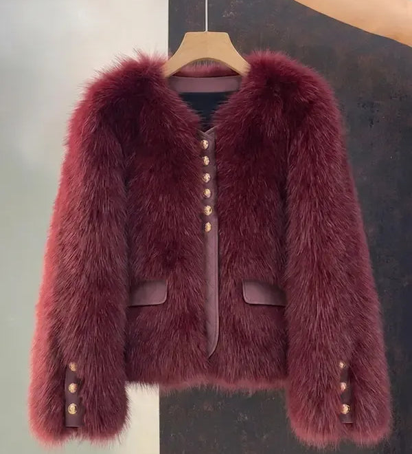 Aurelia Luxe Lažni Krzneni Kaput