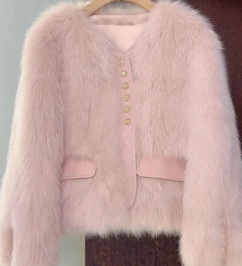 Aurelia Luxe Lažni Krzneni Kaput