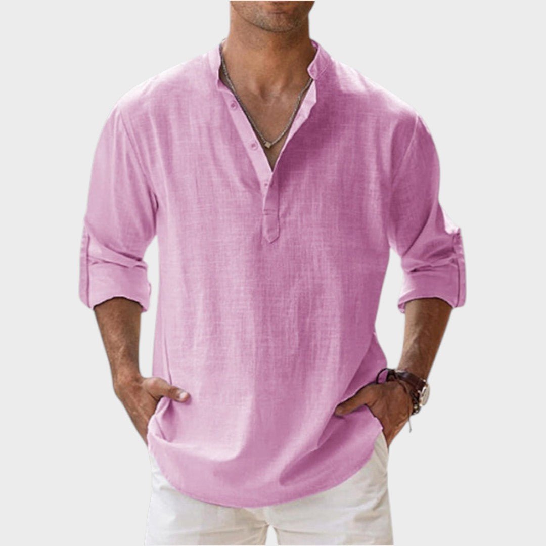 Mikkel - Åndbar linnedskjorte