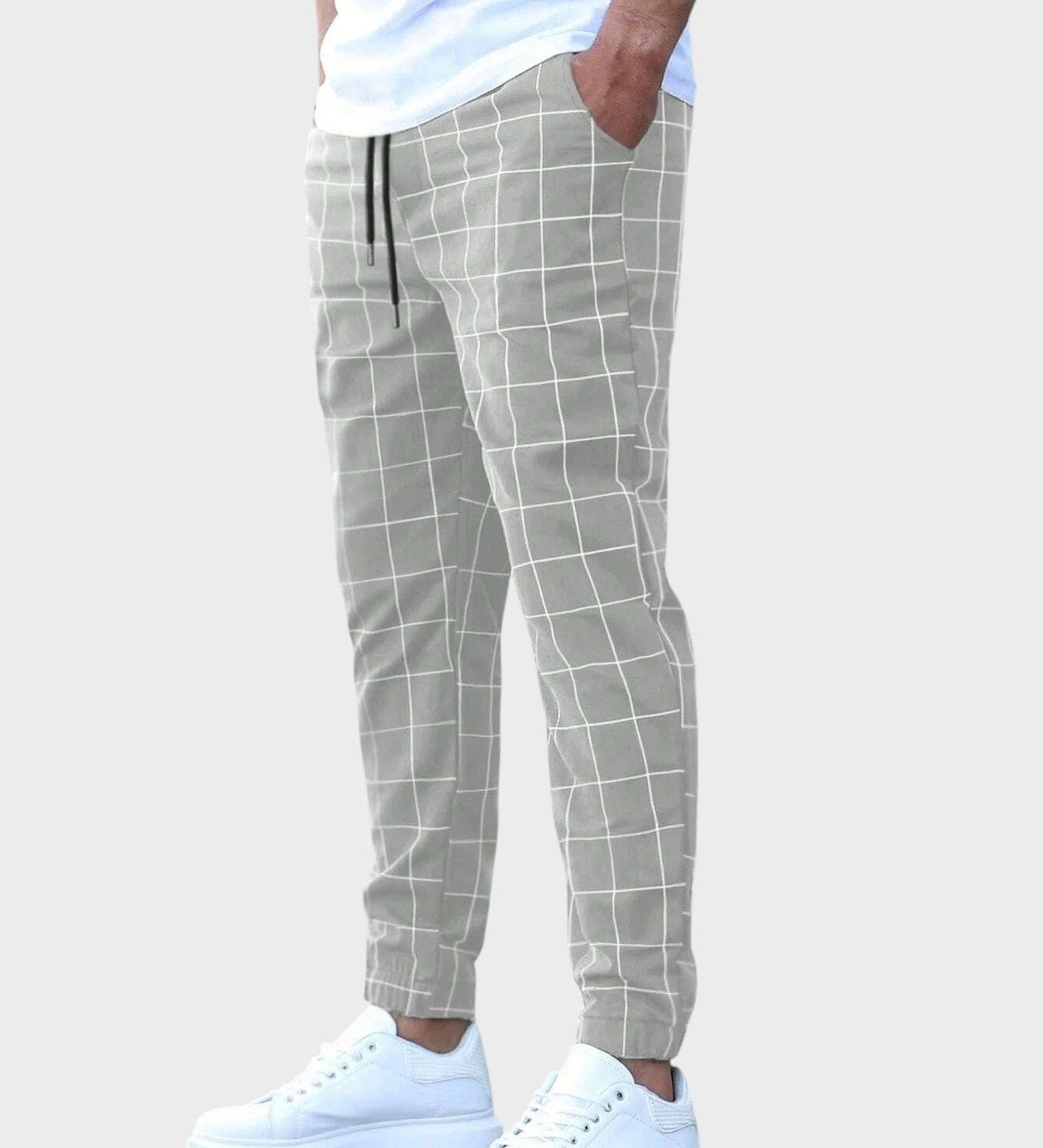 Mikkel - Stilizirane prugaste trenirke