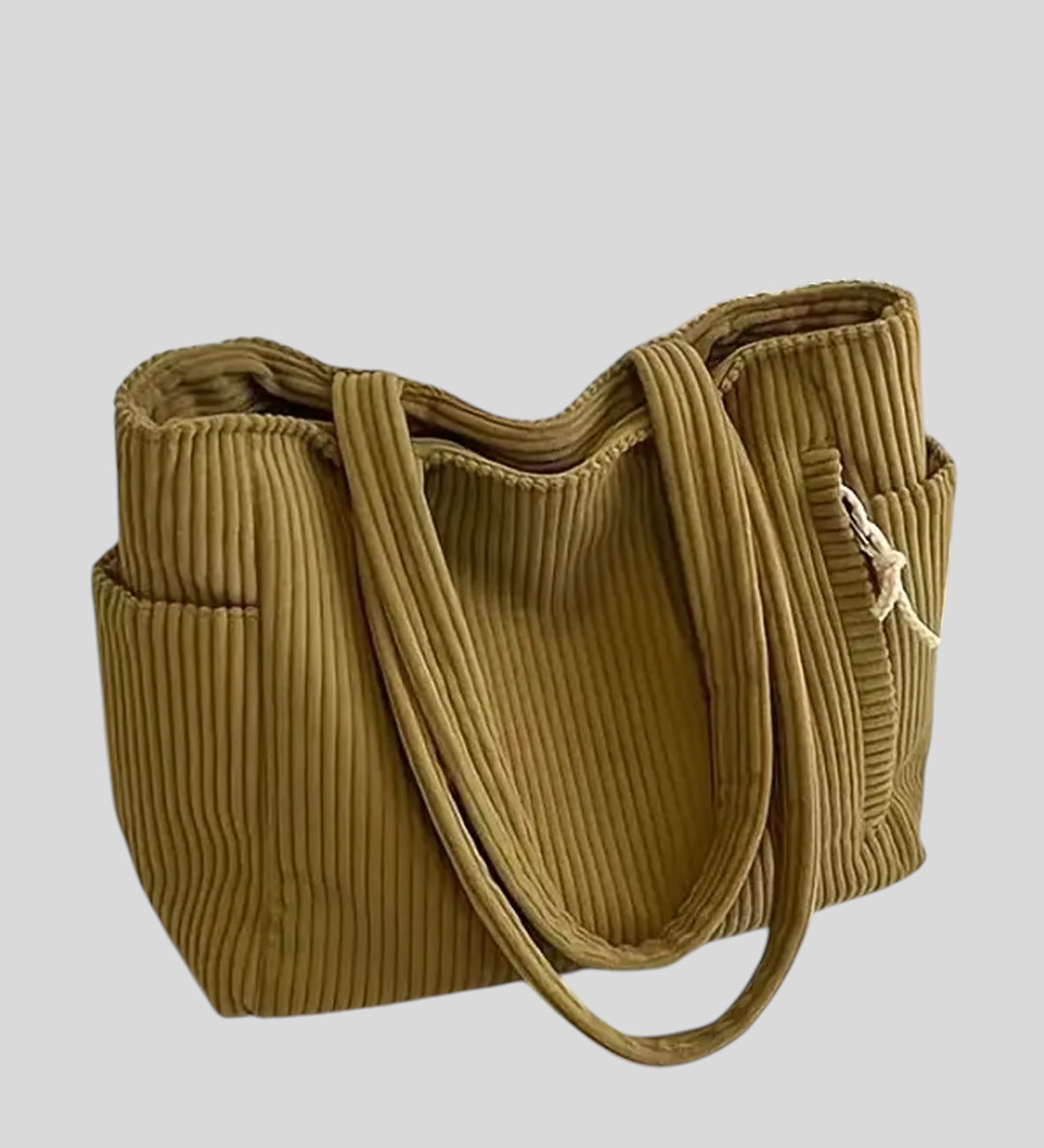 Tilda - Rebrasta torbica s detaljem od konopa